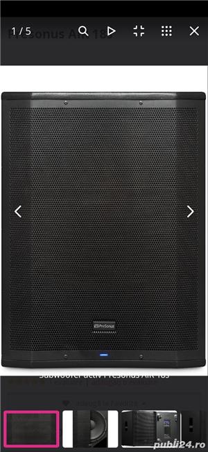 Subwoofer activ Presonus AIR 18 s - imagine 3