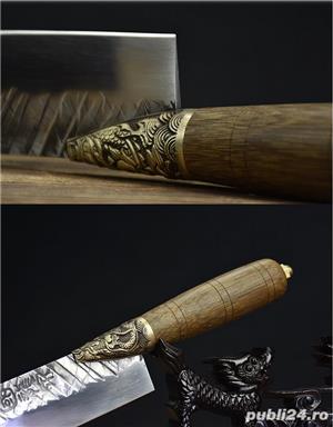Cutit japonez Kiritsuke, otel premium - imagine 6