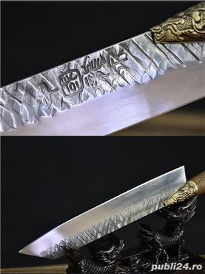 Cutit japonez Kiritsuke, otel premium - imagine 8