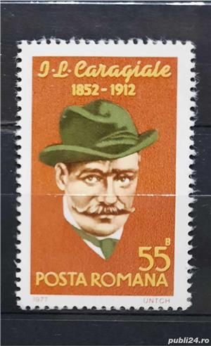Timbre 1977 Aniversari - Ion Luca Caragiale MNH