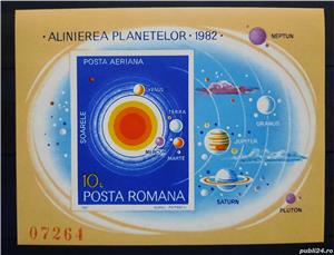 Timbre 1981 Alinierea planetelor, colita MNH