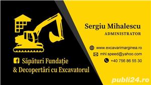 Ofer servicii cu excavator 4,5 tone Camion 10,5 tone Compactor 2,5 tone