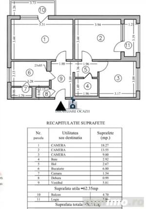 Vanzare Apartament 3 Camere Decomandat Luica-Izvorul Oltului - imagine 4