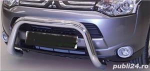 Bullbar oțel inox masiv berbec bulbar bară protecție  - imagine 3