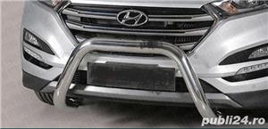 Bullbar oțel inox masiv berbec bulbar bară protecție  - imagine 2