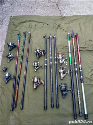 Set 3 lansete si 3 mulinete 