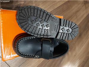 Pantofi RAP pentru copii, noi, piele naturala, nr.23 negrii - imagine 5