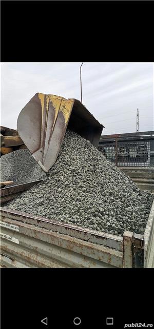 Sort margaritar transport marfa nisip pământ negru galben nisipos mranita moloz piatra concasata - imagine 4