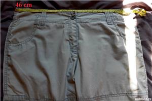 Pantaloni dama (albi, gri) - imagine 6