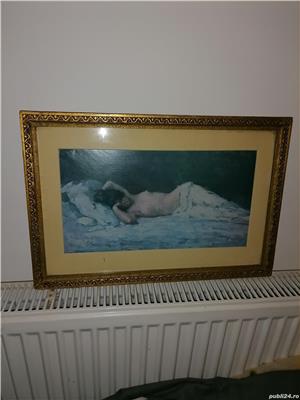 Reproducere Grigorescu - Nud 1960 I.S. Decorativa Bucuresti RPR 51 x 34.5 cm
