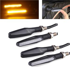 Semnalizari moto atv flexibile black blinker