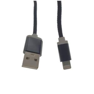 Cablu de încărcare USB 2.0 lightning,pentru iPhone,iPod,etc,invelis textil,100cm,nou. Cablu permite  - imagine 2