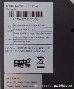 Invertor trifazat 2,2KW fara baterii, MPP Solar Taiwan - imagine 4