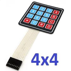 Tastatura Arduino keypad 4x3 si 4x4 taste matrix autoadeziv matrice - imagine 3