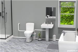 Macerator pentru toaleta cu capac de inspectie,Flosoln 500 - imagine 6