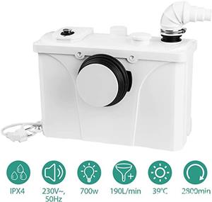 Pompa cu tocator pentru toaleta, model Sonnewelt 700 - imagine 2