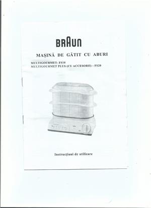 Masina de gatit cu aburi BRAUN