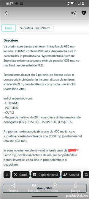 teren cu case pt const bloc