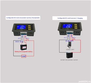 Controler 6-60V carcasa, 10A, incarcare automatizare baterii lithium ... plumb - imagine 2