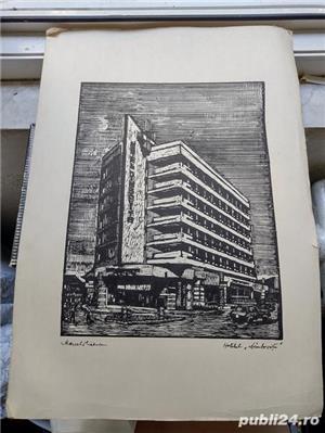 Marcel Olinescu-4 gravuri frumoase,vechi