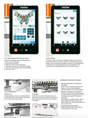 Masina broderie Brother PR1050x - imagine 2