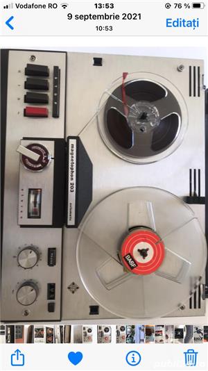 magnetofon Telefunken 210-203 si TeslaB100!