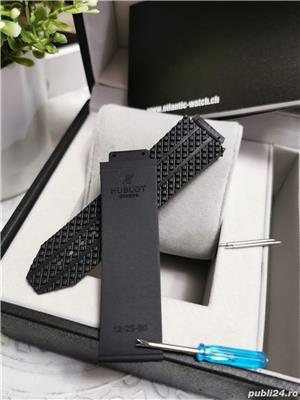 Curea ceas Hublot din silicon + surubelnita instalare ( Big Bang) - imagine 6