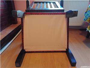 Fotoliu scaun vechi,Mission Style,unicat - imagine 7