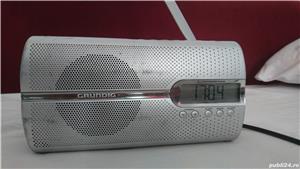 Grundig Music Boy 51 silver FM clock radio alarm clock 10 preset channels