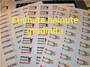 Saculeti gradinita si etichete hainute - imagine 3