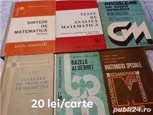 Vând diverse cărti/culegeri matematica, fizica, chimie - imagine 6