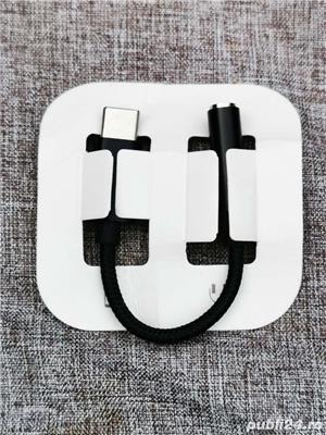 Adaptor USB c jack mufa adaptor audio Negru