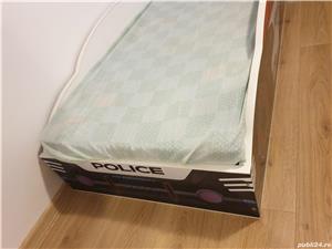 vand patut baiat 140x70 masina de politie - imagine 2