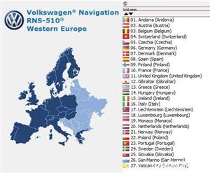 Harti Navigatie VOLKSWAGEN RNS 510,Europa EST V.17 + ROMANIA 2020  - imagine 4