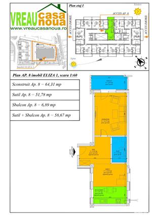 Apartment  cu 2 camere , bloc nou, Torontalului - Mehala - imagine 7