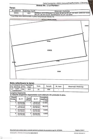 Teren intravilan  - 1 Decembrie 613 mp - imagine 9