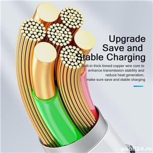 Cablu USB 66W cu max 6A, fast charging USB A la USB Tip - C - imagine 2