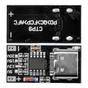 Modul USB Tip-C decoy trigger tensiune setabila fixa 9V 12V 15V 20 - imagine 2