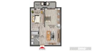 Apartament la cheie cu 2 camere balcon etaj 1 in Selimbar - imagine 8