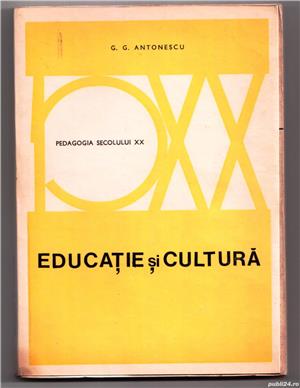 educatie si cultura de g. g. antonescu xx 