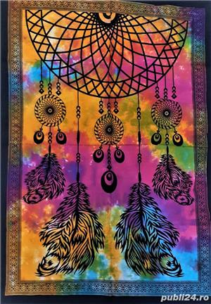 Panza decorativa Mandala, Bumbac 100%, India, 140*210 cm - imagine 3