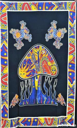 Panza decorativa Mandala, Bumbac 100%, India, 140*210 cm