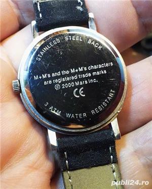 ceas vintage de colecție M&M's, funcțional, stare foarte bună - imagine 5