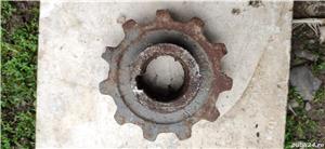 Fuzeta, ax diferential cu mufa de cuplare, pinion snec lant cu racleti, electromotor sema 110 - imagine 3