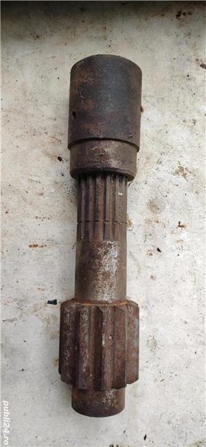 Fuzeta, ax diferential cu mufa de cuplare, pinion snec lant cu racleti, electromotor sema 110 - imagine 5