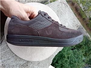 Adidasi piele Lacoste, mar. 42, UK 8 (26.5 cm) made in Thailand. - imagine 10