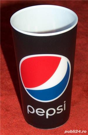 Pepsi - pahar promoţional nou, din plastic dur