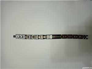 Vând brățara unisex, cu diamante și inserții aur 14k.