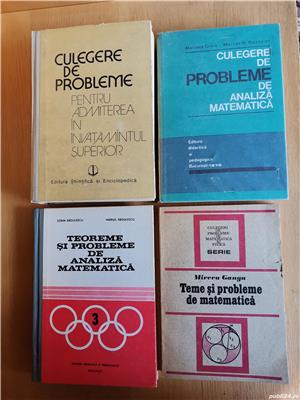 Carti matematica/ Culegere de probleme la admitere, culegeri de analiza matematica, teoreme, teme - imagine 2