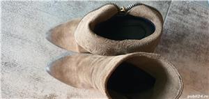 Botine piele întoarsă  - imagine 3